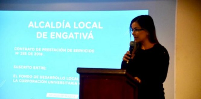 Alcaldesa local Angela Ortíz 